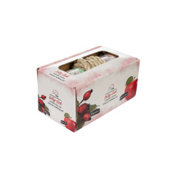 Aromatisierter Salzleckstein Lolly Lick, 2er-Pack, HKM Heckenrose / Apfel