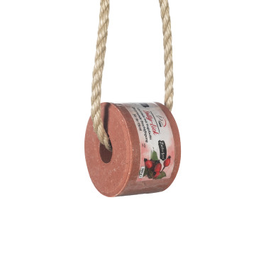 Aromatisierter Salzleckstein Lolly Lick, 2er-Pack, HKM Heckenrose / Apfel