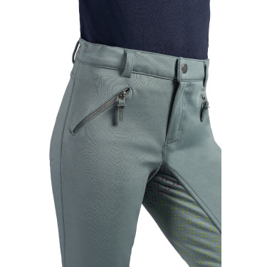 HKM Reithose Mia mit Vollgrip aus Silikon Salbei Lila