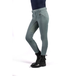 HKM Reithose Mia mit Vollgrip aus Silikon Salbei Lila
