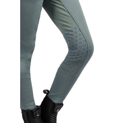 HKM Reithose Mia mit Vollgrip aus Silikon Salbei Lila