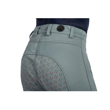 HKM Reithose Mia mit Vollgrip aus Silikon Salbei Lila