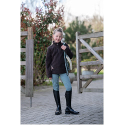 HKM Reithose Mia mit Vollgrip aus Silikon Salbei Lila