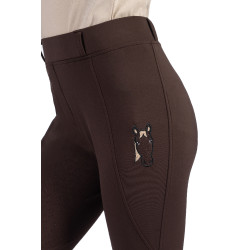 Mia-Leggings mit Vollbesatz aus Silikon HKM Dunkelbraun Mia-Leggings mit Vollbesatz aus Silikon HKM Dunkelbraun