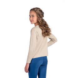 Langarm-Poloshirt Mia HKM Beige