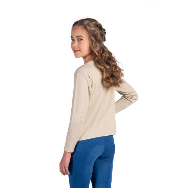 Langarm-Poloshirt Mia HKM Beige