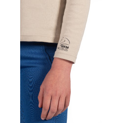 Langarm-Poloshirt Mia HKM Beige