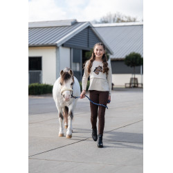 Langarm-Poloshirt Mia HKM Beige