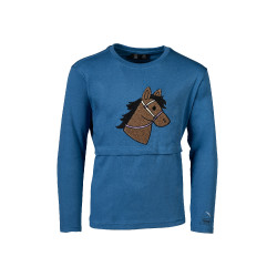 Langarm-Poloshirt Mia HKM Blau Langarm-Poloshirt Mia HKM Blau