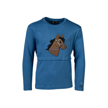 Langarm-Poloshirt Mia HKM Blau Langarm-Poloshirt Mia HKM Blau