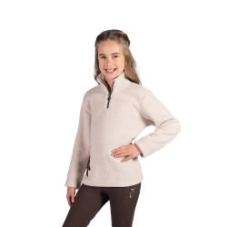 Kinder-Fleecepulli Mia HKM Beige