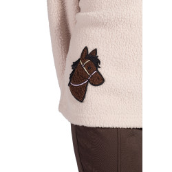 Kinder-Fleecepulli Mia HKM Beige