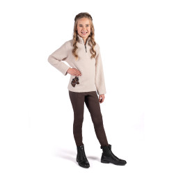 Kinder-Fleecepulli Mia HKM Beige