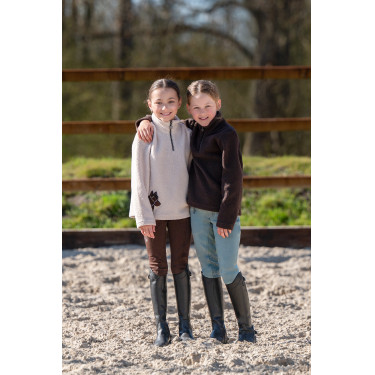 Kinder-Fleecepulli Mia HKM Beige