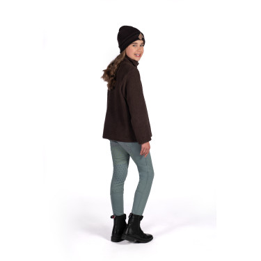 Kinder-Fleecepulli Mia HKM Dunkelbraun
