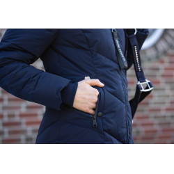 Lange Steppjacke Toronto HKM Dunkelblau