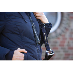 Lange Steppjacke Toronto HKM Dunkelblau