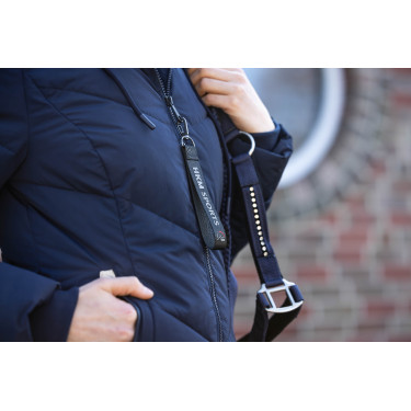 Lange Steppjacke Toronto HKM Dunkelblau