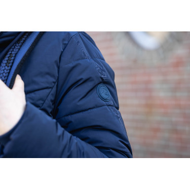 Lange Steppjacke Toronto HKM Dunkelblau