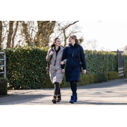 Lange Steppjacke Toronto HKM Dunkelblau