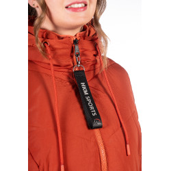 Lange Steppjacke Toronto HKM Kupfer Braun