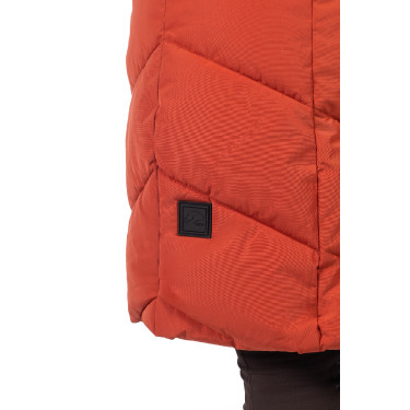 Lange Steppjacke Toronto HKM Kupfer Braun