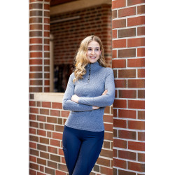 Funktionsshirt Supersoft II HKM Dunkelblau