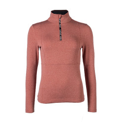 Funktionsshirt Supersoft II HKM Kupfer Braun