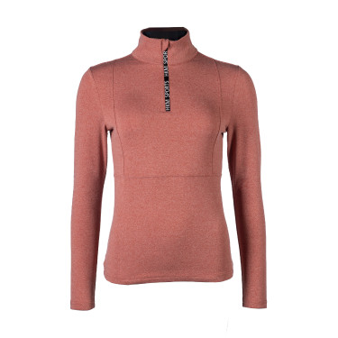 Funktionsshirt Supersoft II HKM Kupfer Braun