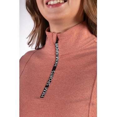 Funktionsshirt Supersoft II HKM Kupfer Braun