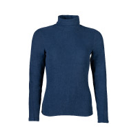 Langarm-Rollkragen-T-Shirt Eva HKM Dunkelblau