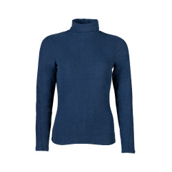 Langarm-Rollkragen-T-Shirt Eva HKM Dunkelblau