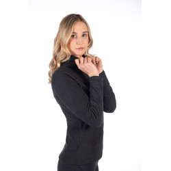 Langarm-Rollkragen-T-Shirt Eva HKM Schwarz