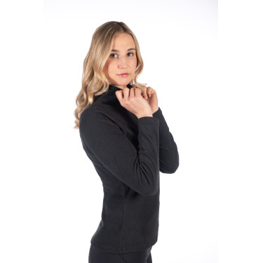 Langarm-Rollkragen-T-Shirt Eva HKM Schwarz