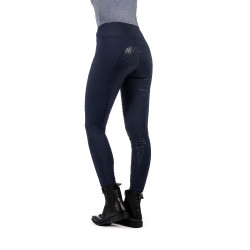 HKM Reitleggings Rio mit Vollgrip aus Silikon Dunkelblau