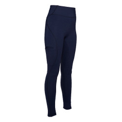 HKM Reitleggings Rio mit Vollgrip aus Silikon Dunkelblau