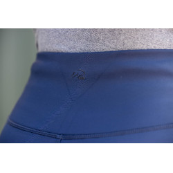 HKM Reitleggings Rio mit Vollgrip aus Silikon Dunkelblau