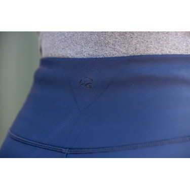 HKM Reitleggings Rio mit Vollgrip aus Silikon Dunkelblau