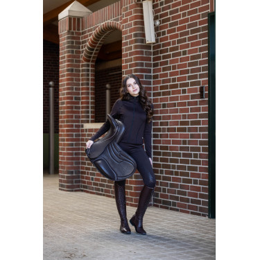 HKM Reitleggings Rio mit Vollgrip aus Silikon Dunkelbraun