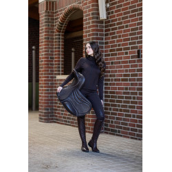 HKM Reitleggings Rio mit Vollgrip aus Silikon Dunkelbraun