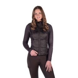 Prag II Style zweimaterialige Jacke HKM Dunkelbraun Prag II Style zweimaterialige Jacke HKM Dunkelbraun