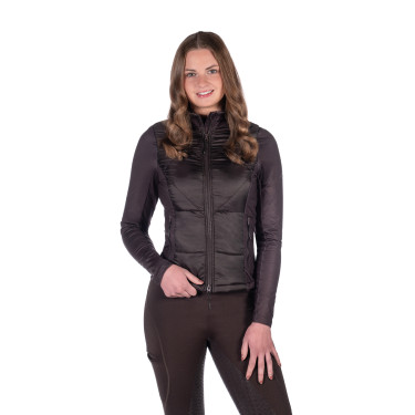 Prag II Style zweimaterialige Jacke HKM Dunkelbraun Prag II Style zweimaterialige Jacke HKM Dunkelbraun