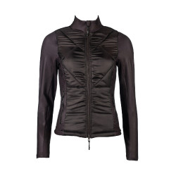 Prag II Style zweimaterialige Jacke HKM Dunkelbraun Prag II Style zweimaterialige Jacke HKM Dunkelbraun