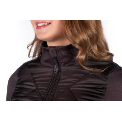 Prag II Style zweimaterialige Jacke HKM Dunkelbraun Prag II Style zweimaterialige Jacke HKM Dunkelbraun