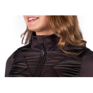 Prag II Style zweimaterialige Jacke HKM Dunkelbraun Prag II Style zweimaterialige Jacke HKM Dunkelbraun