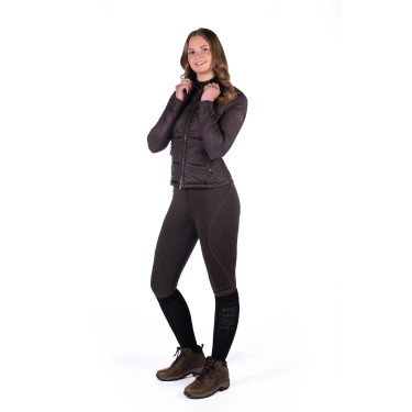 Prag II Style zweimaterialige Jacke HKM Dunkelbraun Prag II Style zweimaterialige Jacke HKM Dunkelbraun