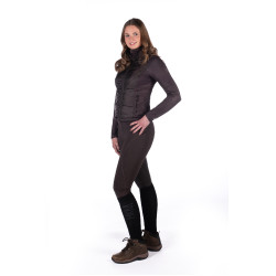 Prag II Style zweimaterialige Jacke HKM Dunkelbraun Prag II Style zweimaterialige Jacke HKM Dunkelbraun