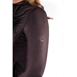 Prag II Style zweimaterialige Jacke HKM Dunkelbraun Prag II Style zweimaterialige Jacke HKM Dunkelbraun