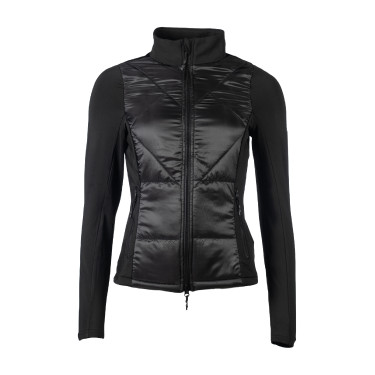 Prag II Style zweimaterialige Jacke HKM Schwarz