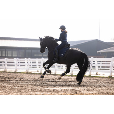 Pikeur Arezzo Reithose mit Ganzbesatz aus Silikon Lauria Garrelli Dunkelblau